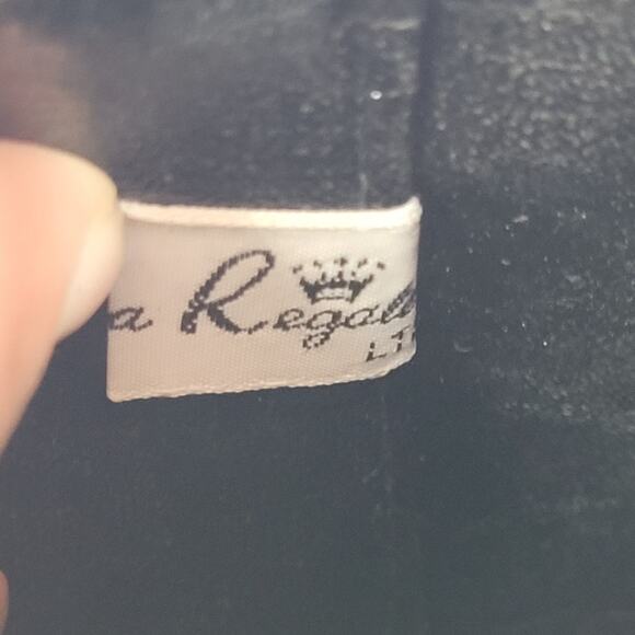 La Regale Vintage Black Metal Mesh Snap Flap Snake Chain Strap Crossbody Bag - Picture 15 of 16